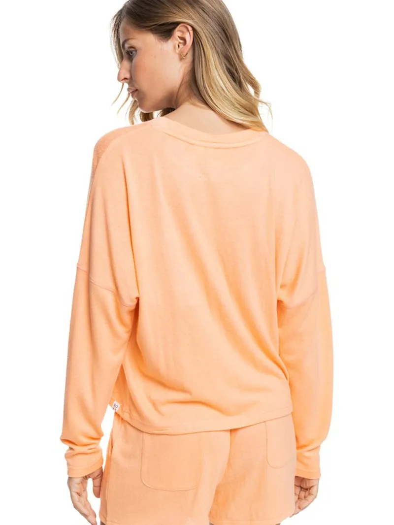 Roxy Just Perfection Crew in Cantaloupe-2